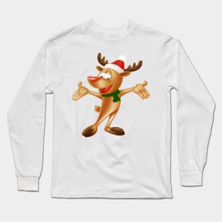 Laughing deer Christmas 2020 Long Sleeve T-Shirt